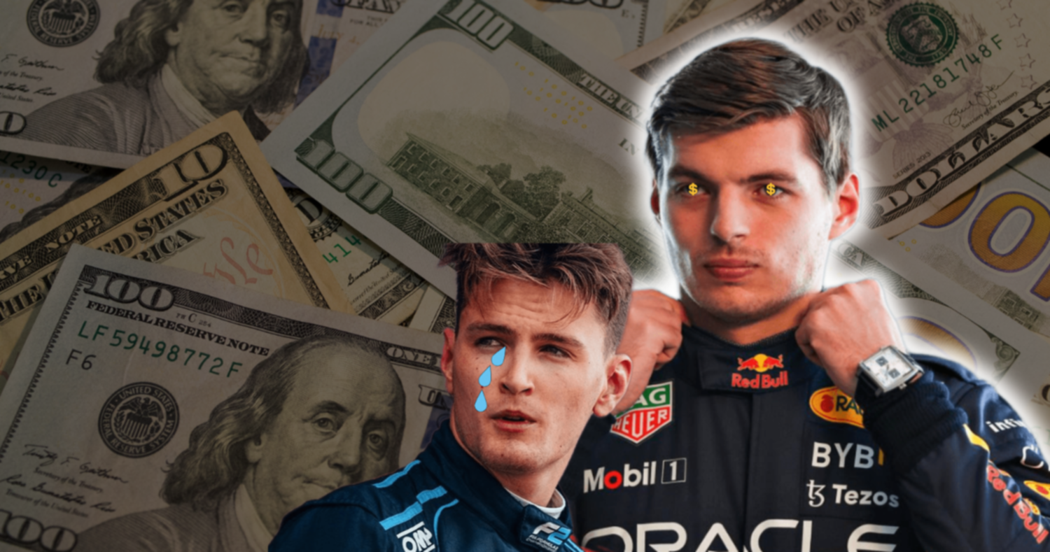 ¿Cuál es la diferencia de ganancias entre Max Verstappen y el piloto peor pago de la Fórmula 1?