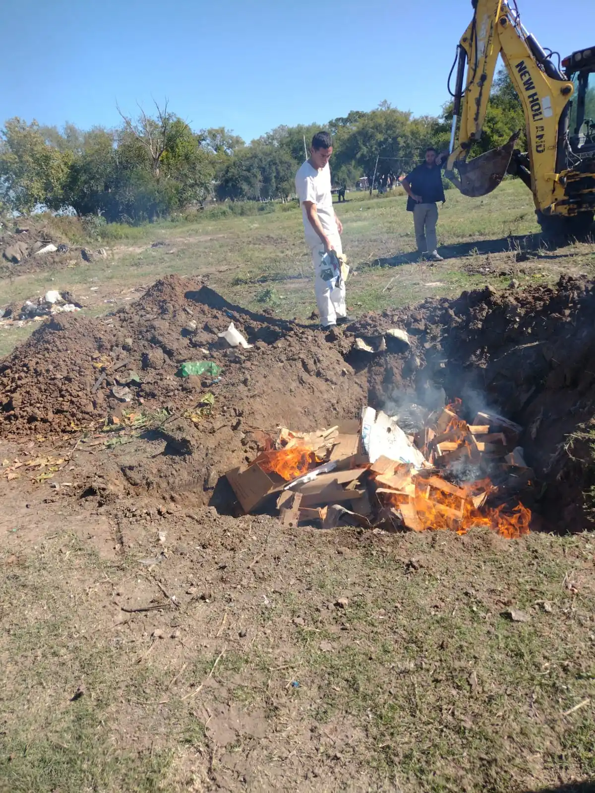 pollos incinerados secuestro
