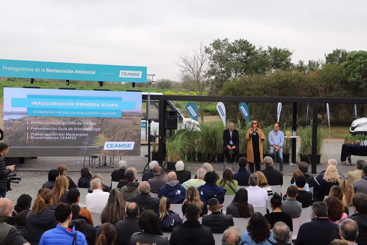 Las áreas verdes y azules del Villa Domínico se integrarán con la Eco Área y del Parque del Río de Avellaneda generando un corredor de biodiversidad de 450 hectareas.