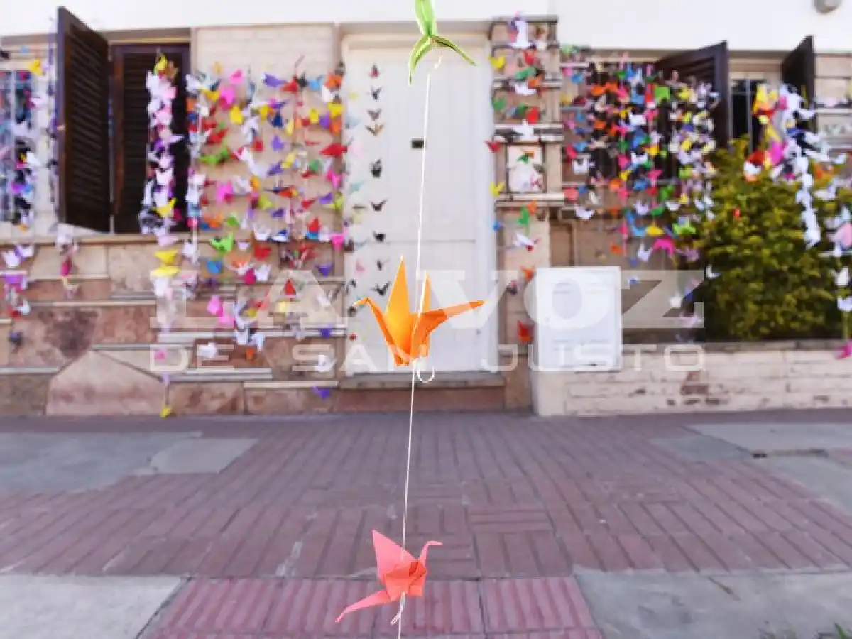 Mil grullas de papel: conmovedora campaña por la recuperación de una sanfrancisqueña