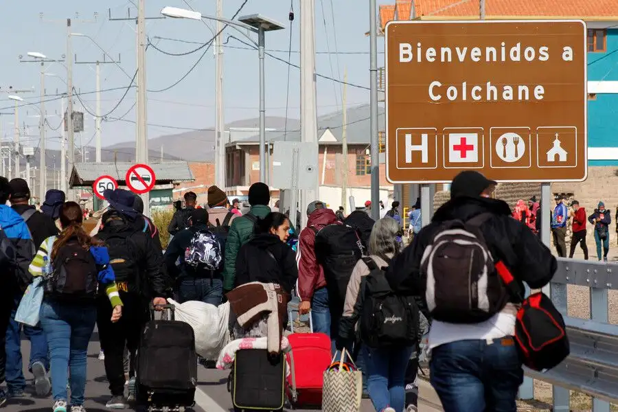 La llegada de inmigrantes genera preocupación en Colchane.