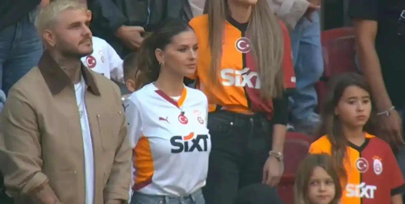 Mauro Icardi y la China Suárez celebraron en título del Galatasaray en Estambul. Crédito: NA