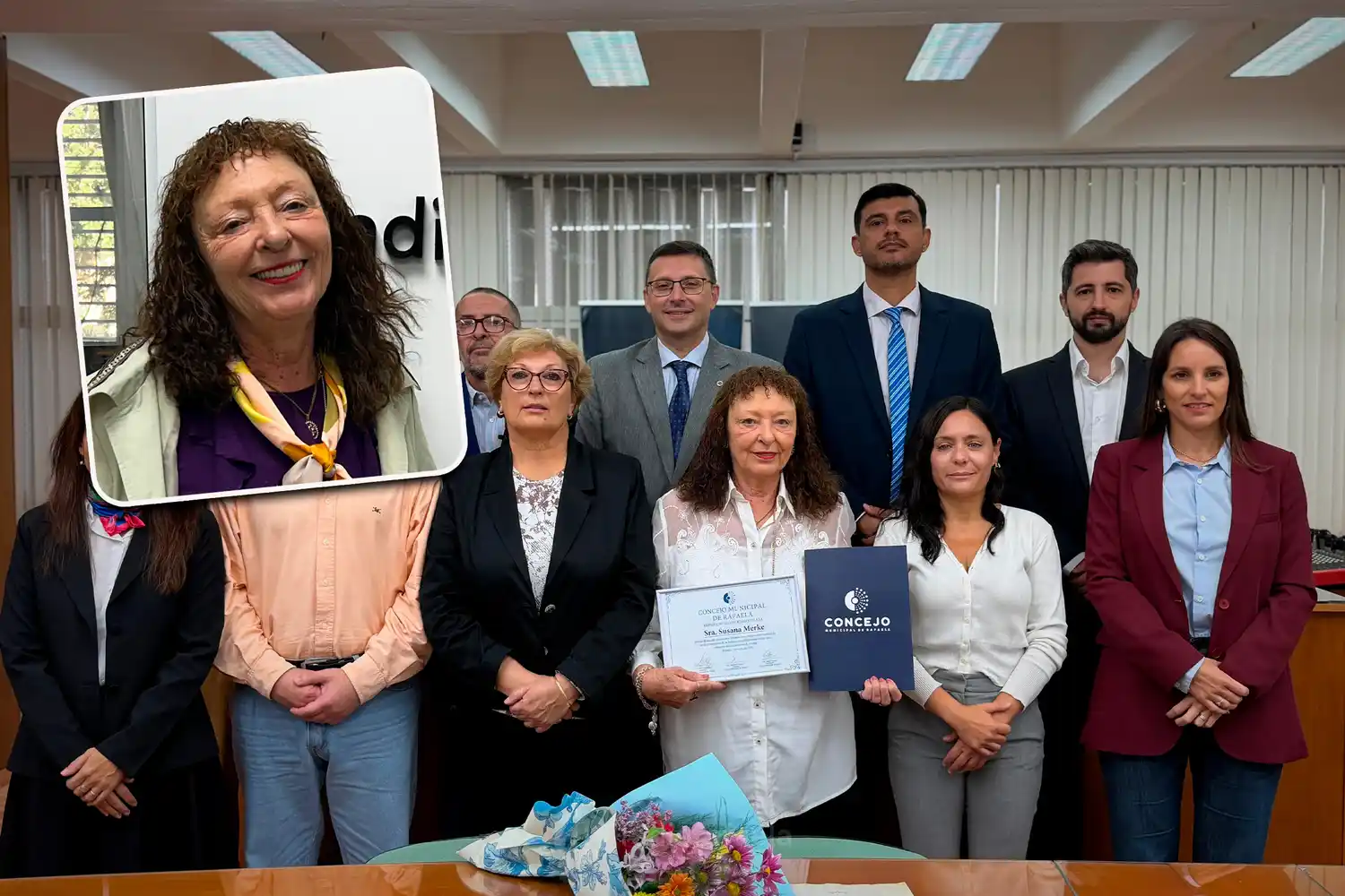 Susana Merke - escritora referente de "Escritores Rafaelinos Agrupados" | Reconocieron a Susana Merke por su trayectoria con la escritura