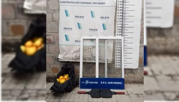 Atraparon a dos jóvenes con elementos robados