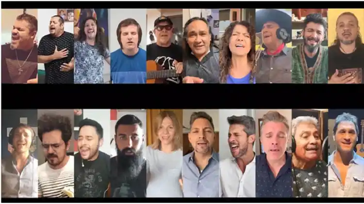 Grandes artistas de la música popular interpretaron una versión de Sólo le pido a Dios