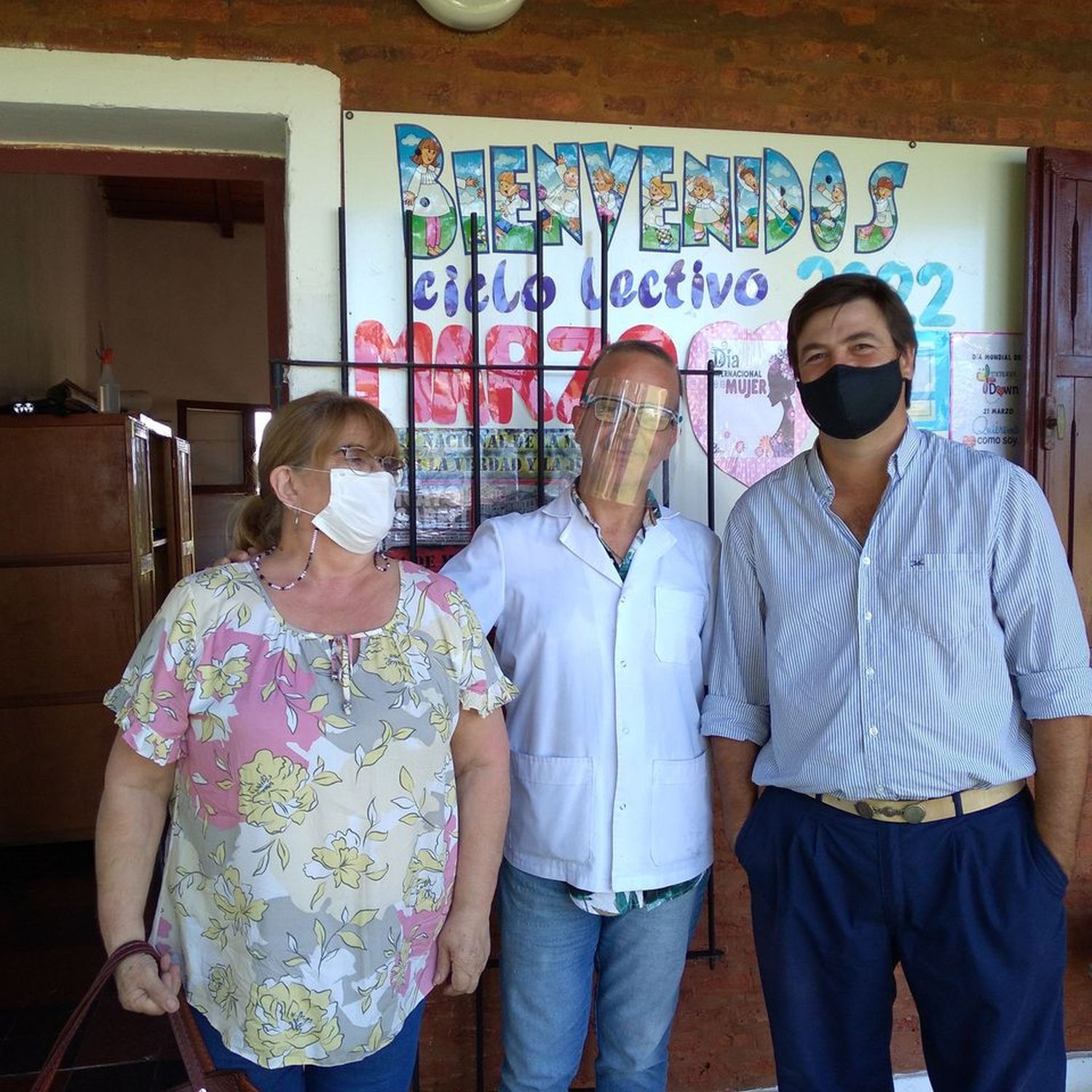 Morchio visitó la Escuela de Estación Lazo