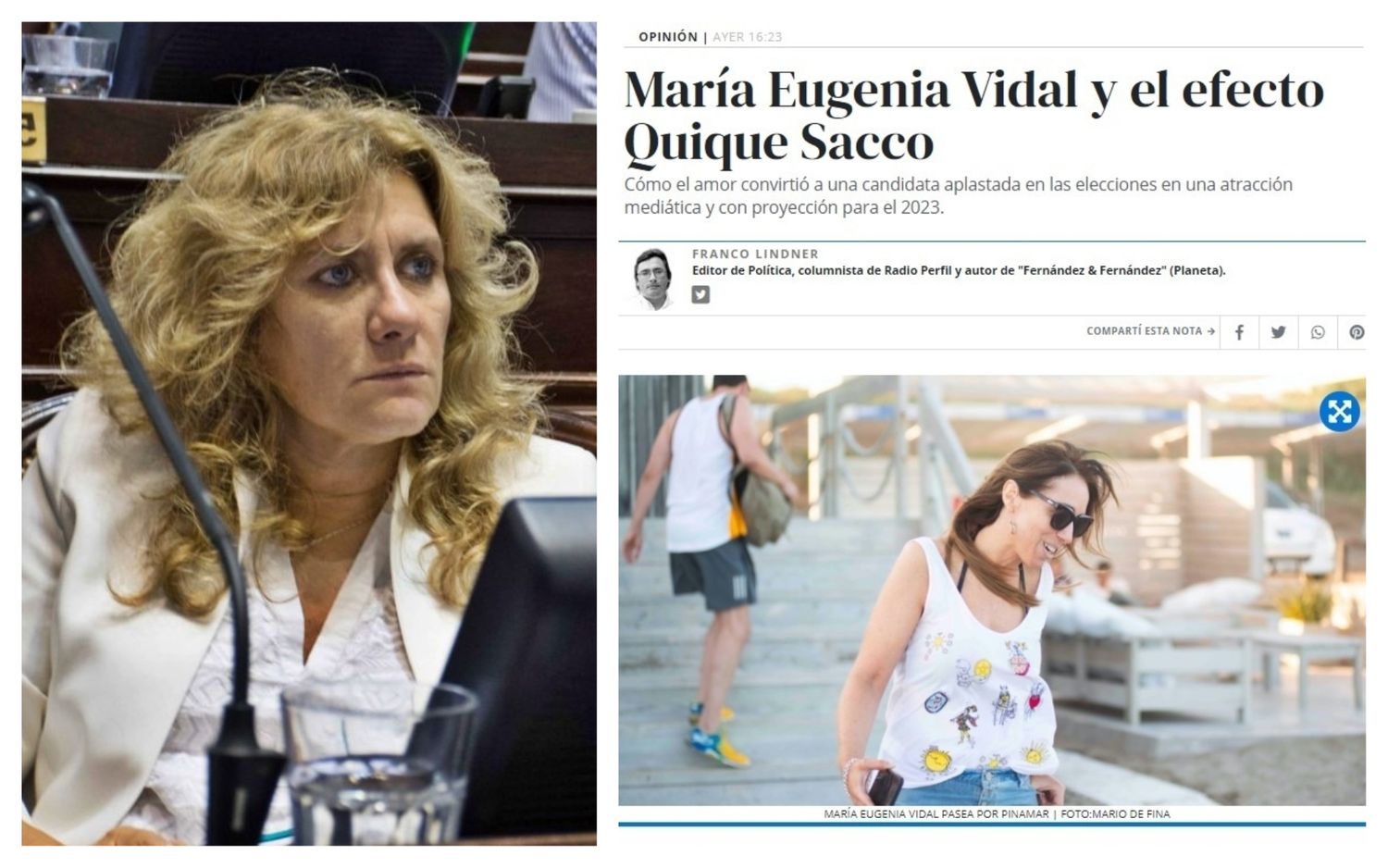 Lordén estalló por una nota "sexista": "Es un horror decir que Vidal está más linda o más presidenciable por estar enamorada"