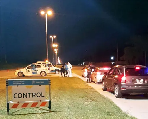 Controles de alcoholemia en la ruta 88