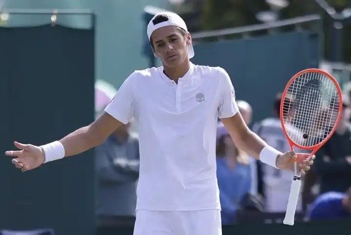 La Mojarra fue uno de los eliminados en la qualy de Wimbledon.