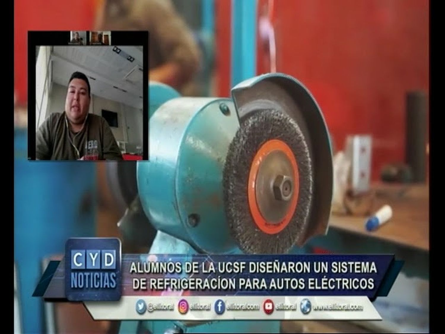 Alumnos de la UCSF diseñaron un sistema de refrigeración para autos eléctricos