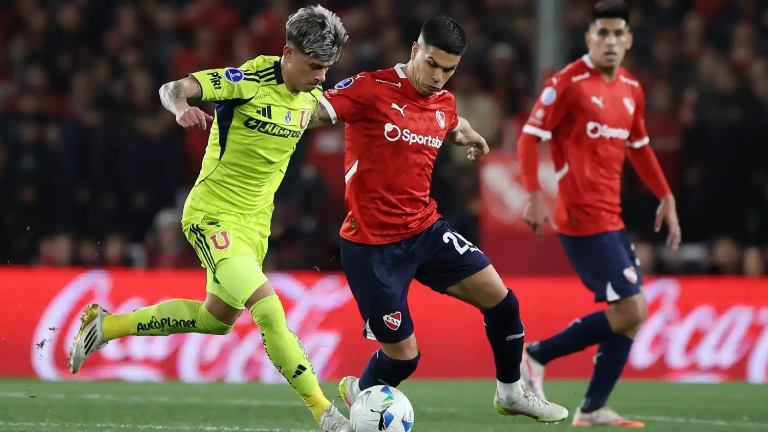 Independiente y Universidad de Chile no pudieron completar su partido.