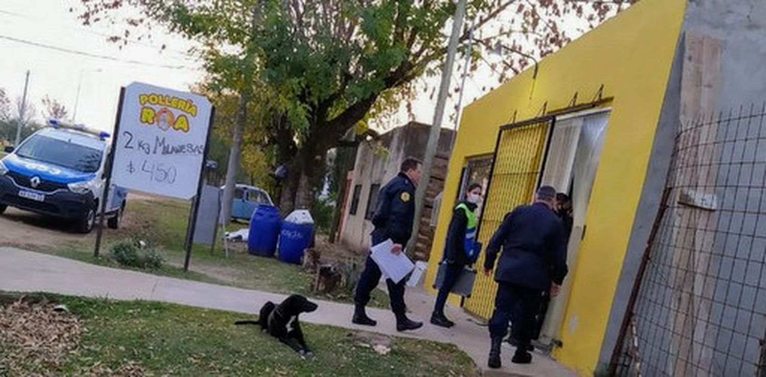 Hicieron un boquete en la pared y robaron en una pollería de Urdinarrain
