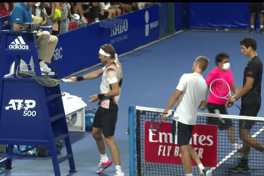 VIDEO | Insólito: Zverev fue expulsado del ATP 500 de Acapulco por agresión al árbitro