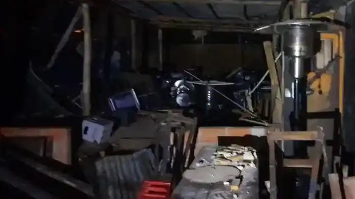 Explosión e incendio en un bar: así quedó el local donde se produjo el grave siniestro
