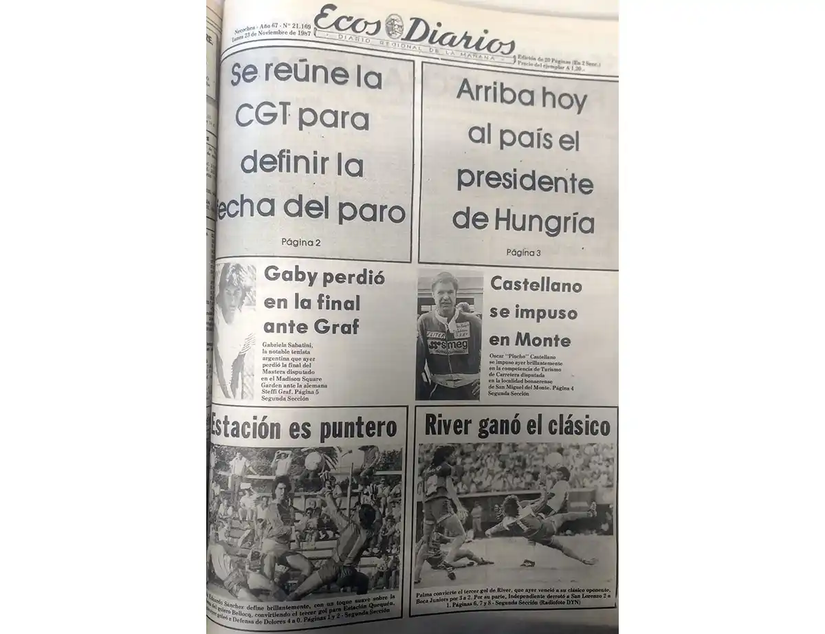 Lunes 23 de noviembre de 1987