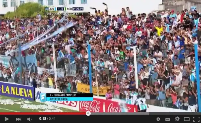 Mirá los dos goles de Zampedri que le dieron la punta a Juventud 