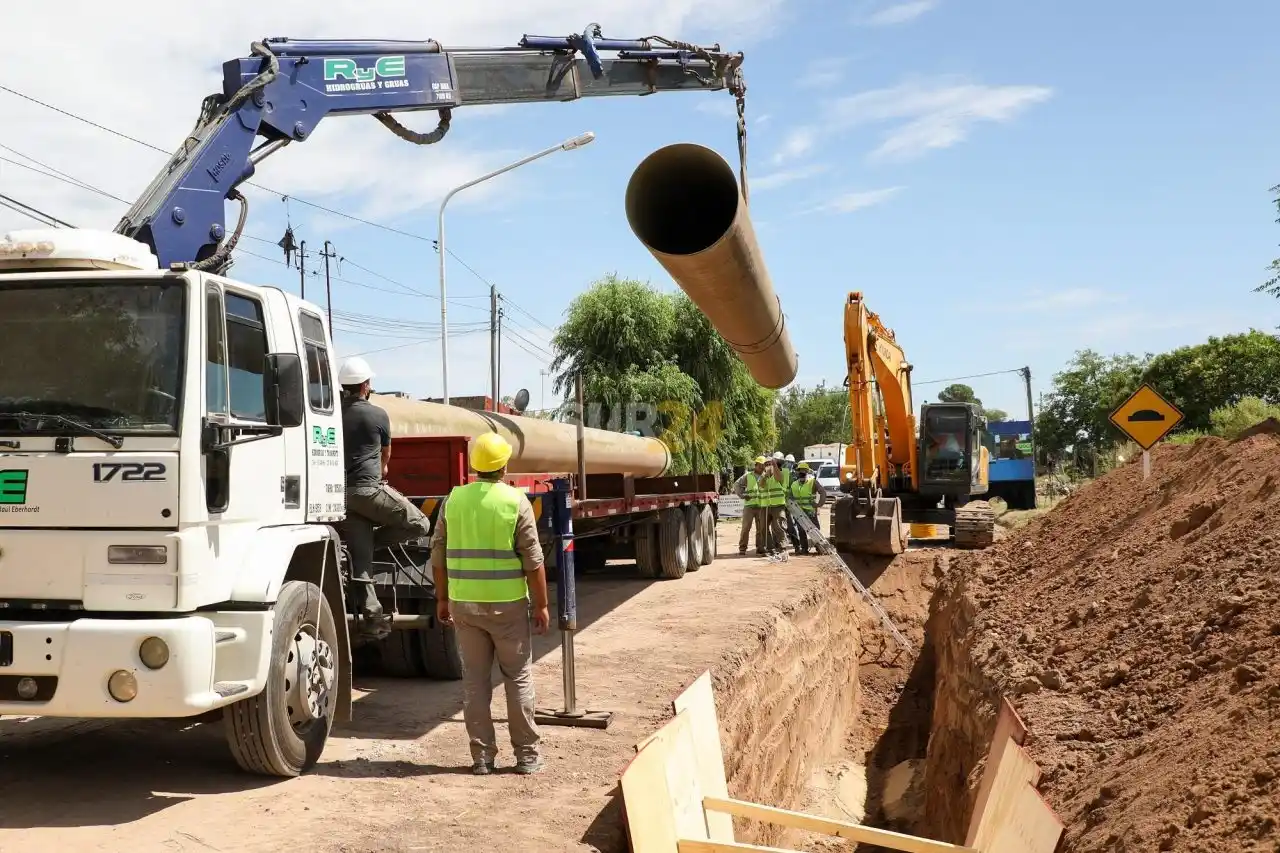 Supervisan el avance de obras en Teodelina, San Gregorio y Venado Tuerto