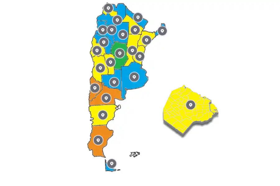 El mapa de los partidos políticos: así será el país en donde deberá gobernar Javier Milei