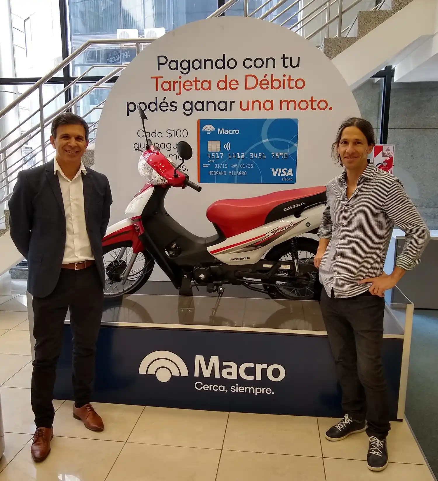 Banco Macro entregó los premios de los sorteos de su campaña de consumo con tarjeta de débito