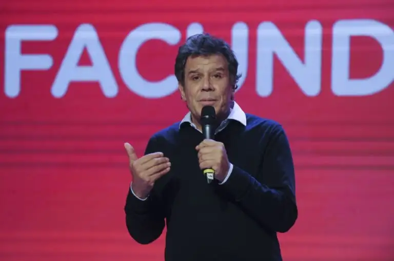 Facundo Manes encabezó el acto radical de ayer.