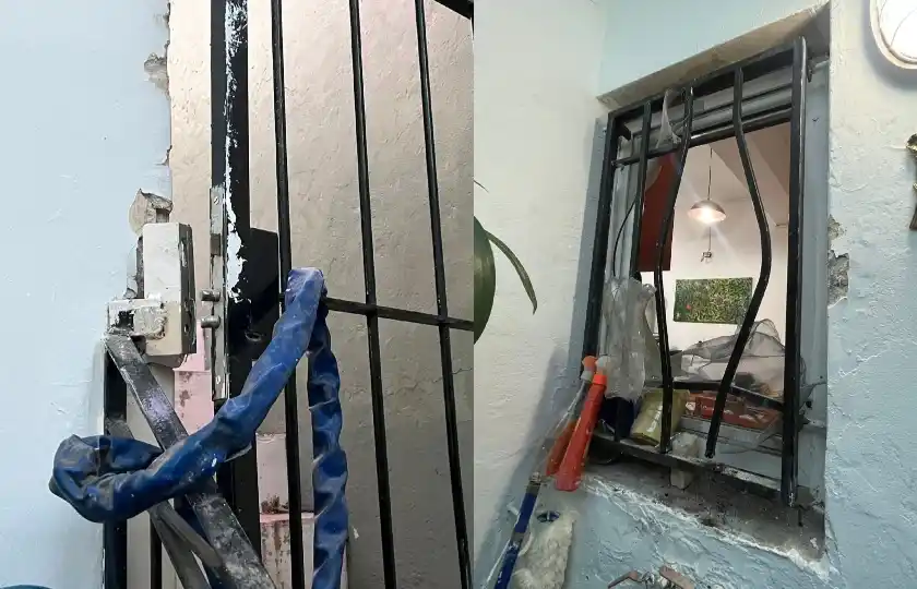 Escruche en zona sur: regresó de trabajar y descubrió que le habían robado