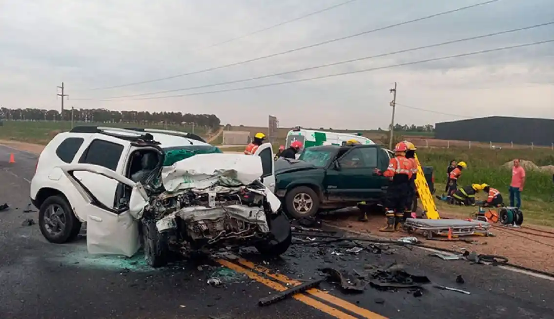 Cuál es el estado de salud de los heridos en el impactante choque en Ruta 12