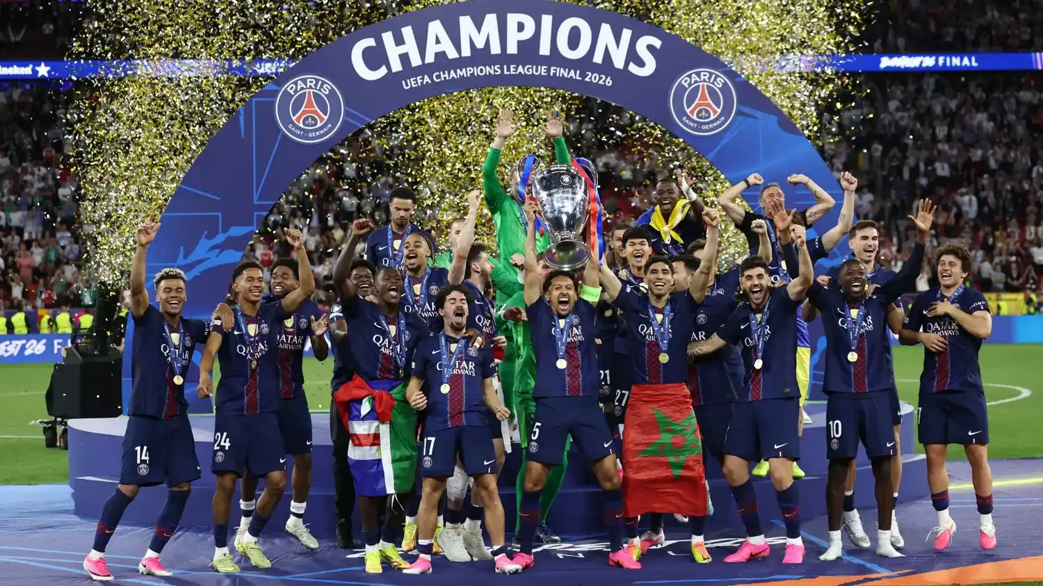 PSG campeón de la UEFA Champions League por segundo año consecutivo