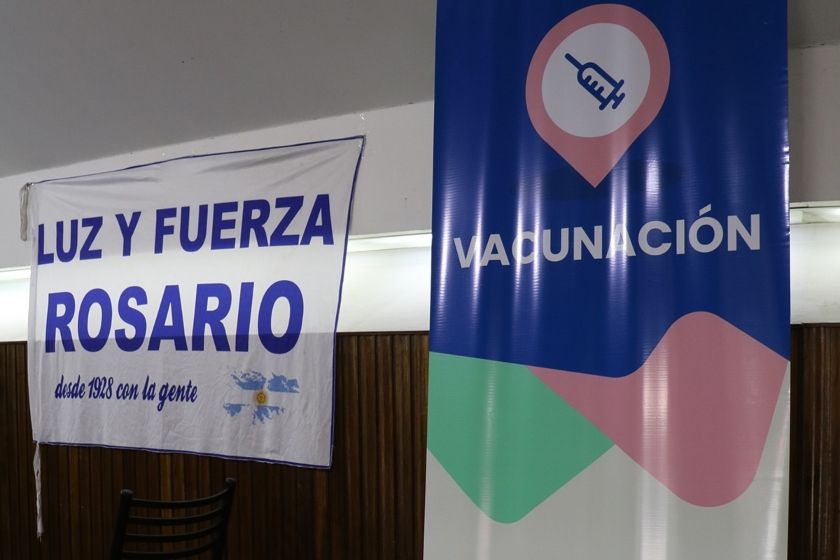 El vacunatorio de Luz y Fuerza vuelve a la sede central del sindicato