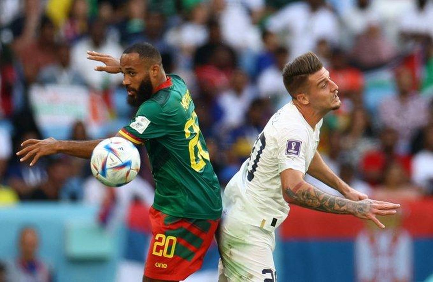 En un partido lleno de emociones, Camerún y Serbia empataron 3-3