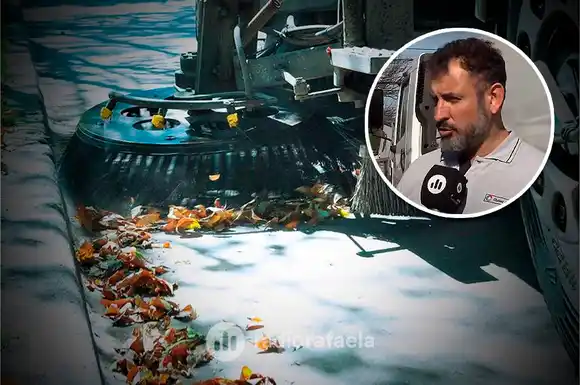 “Queremos trabajar bien y ordenado”: el barrido mecánico y los servicios públicos de Rafaela, en pleno funcionamiento