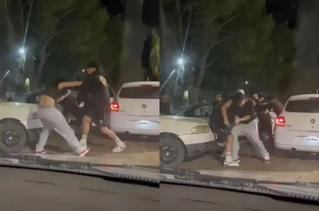 Enfrentamiento de jóvenes