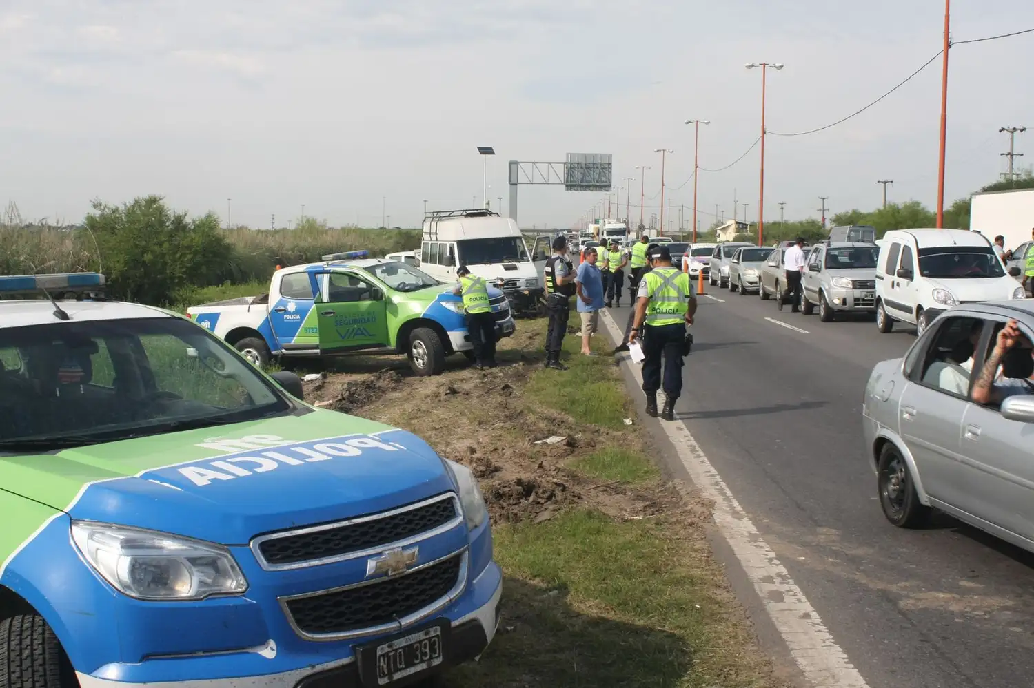 Mega operativo de seguridad vial multifuerzas en la ciudad de Santa Fe