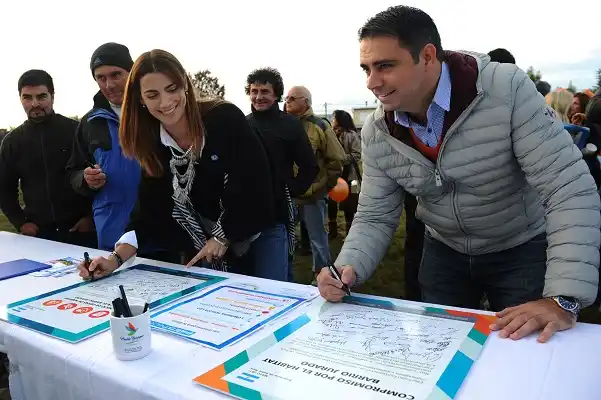 Pueblo Belgrano presentó un plan de obras de urbanización por 30 millones de pesos