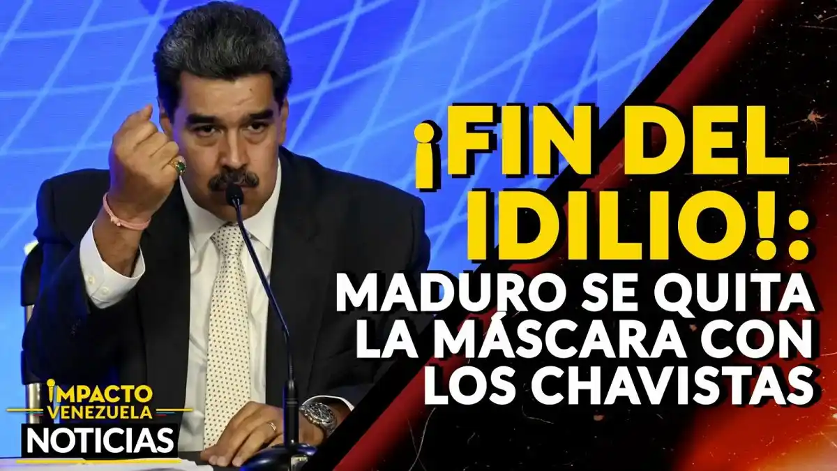 ¡FIN DEL IDILIO!: Maduro se quita la máscara con los chavistas – VIDEO