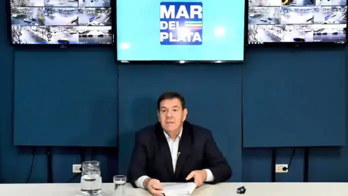 El intendente de General Pueyrredon, Guillermo Montenegro. - La Capital -