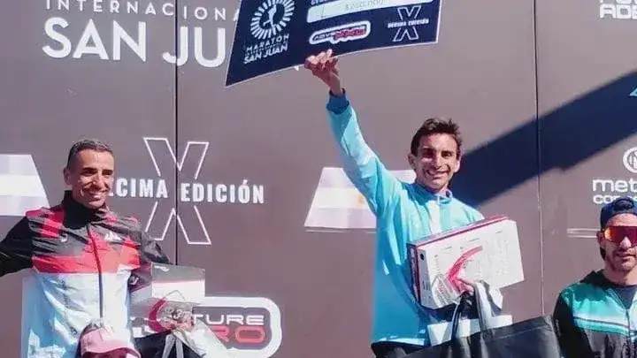 Hoffman fue segundo en la Maratón sanjuanina