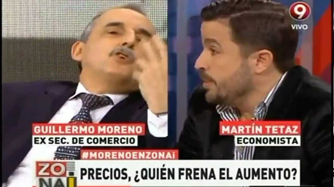 La violenta reacción de Moreno contra un periodista: “Vos sos un idiota”