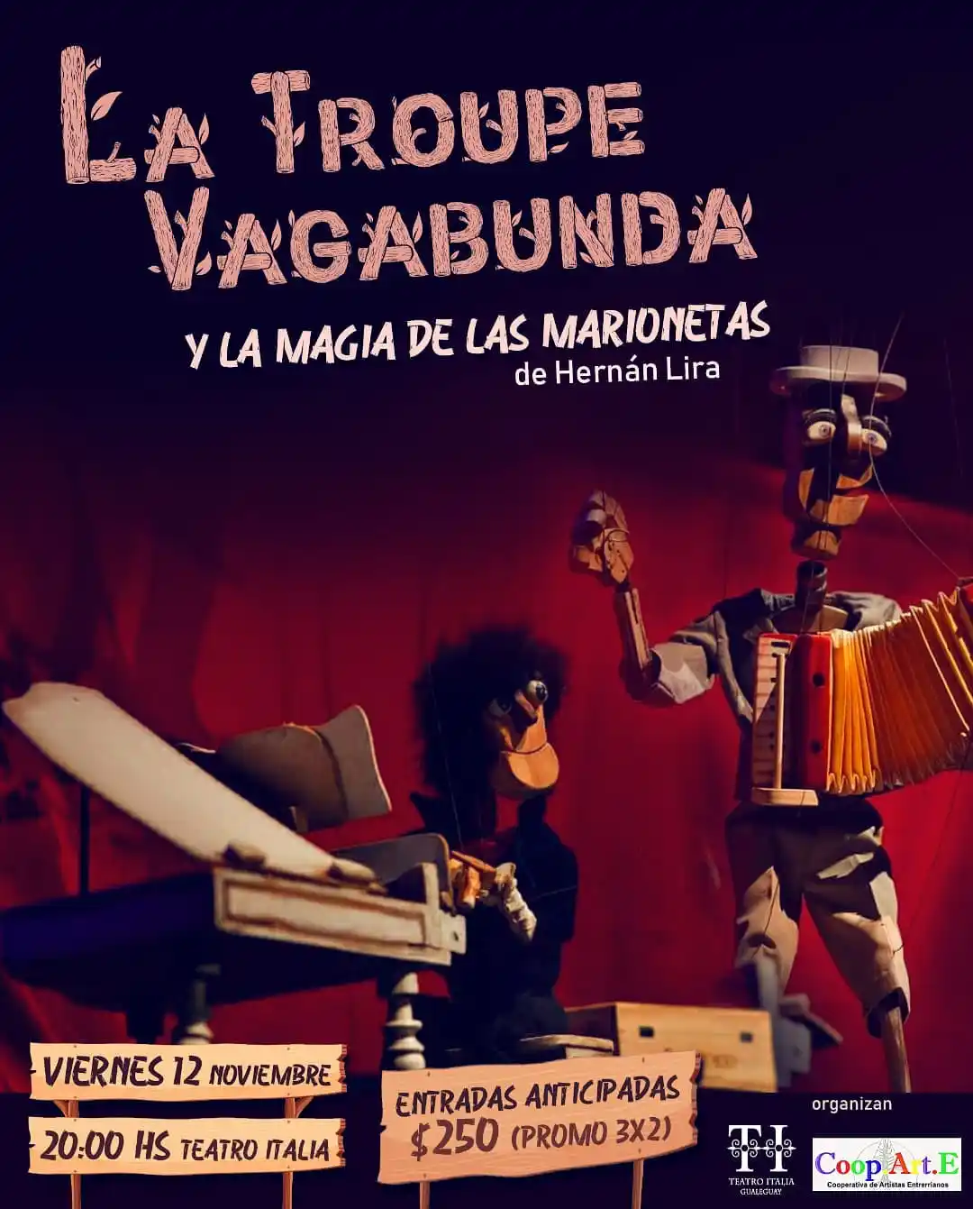 Llegan las marionetas al Teatro Italia