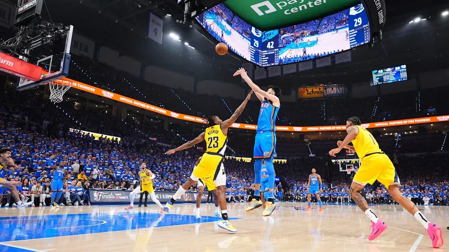 NBA: Oklahoma City Thunder igualó la serie ante Indiana Pacers