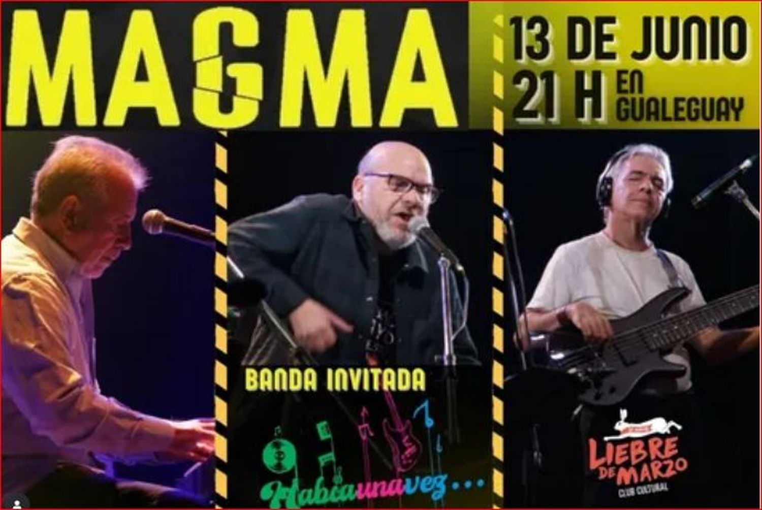 MAGMA regresa a los escenarios de Gualeguay con un show cargado de historia y nuevas voces