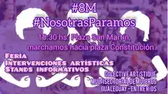 Convocan a una marcha por el 8M