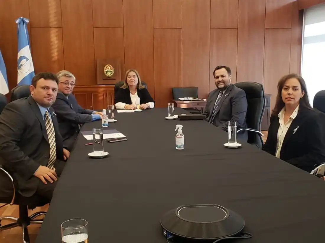 La presidenta del STJ recibió al Colegio de la Abogacía