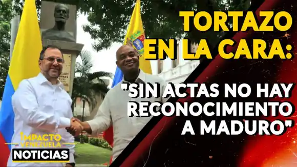 TORTAZO EN LA CARA: «Sin actas no hay reconocimiento a Maduro» – VIDEO