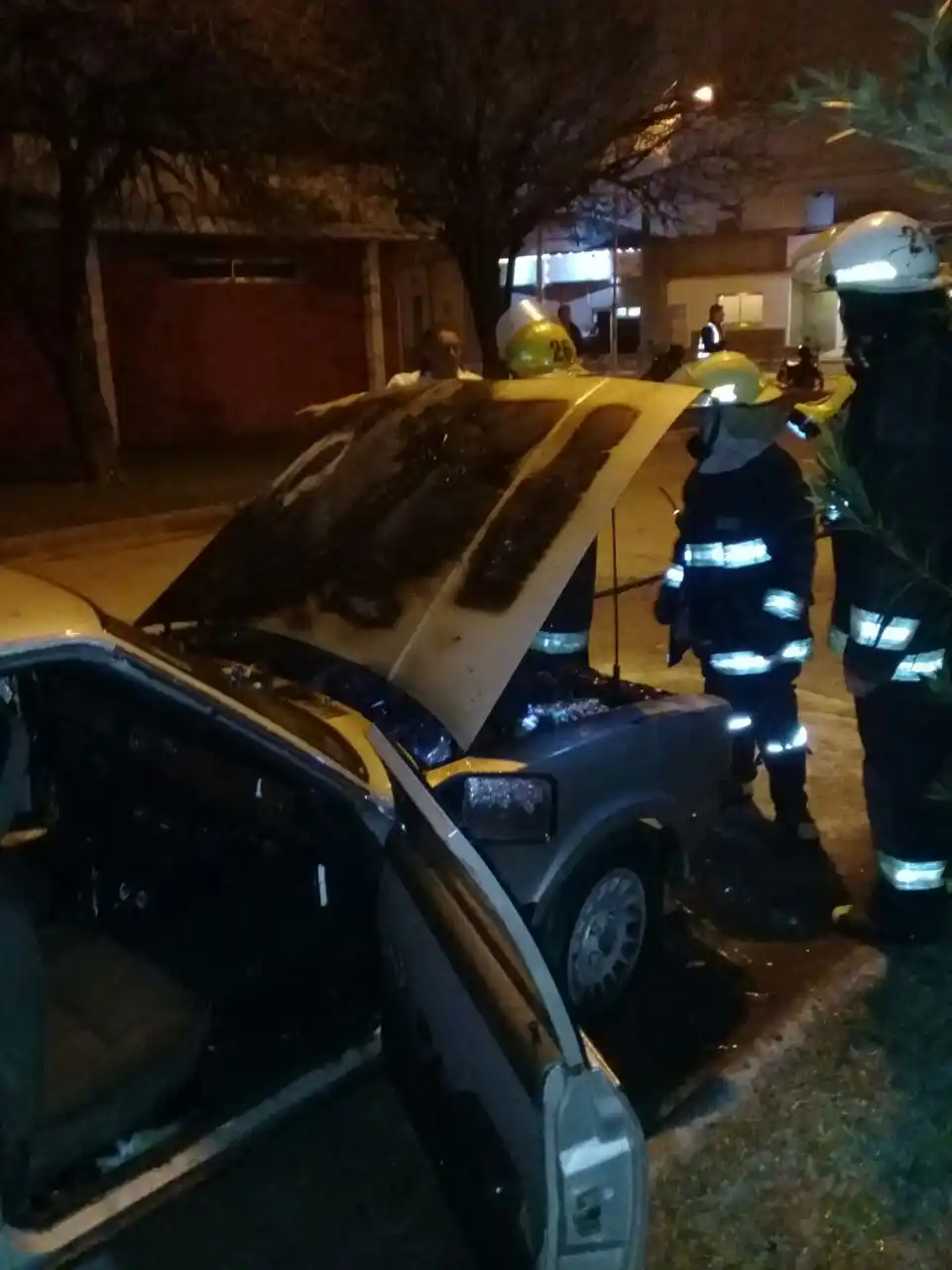 Mientras circulaba el motor se incendio