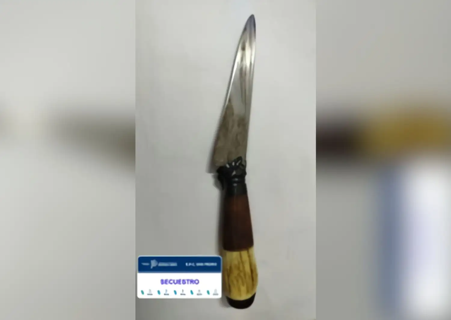 cuchillo secuestrado