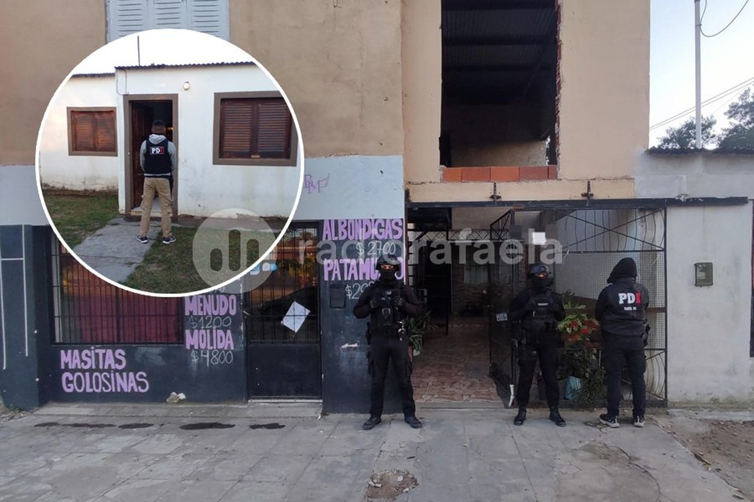 Robaron un maletín con aproximadamente “cinco palos”: tres allanamientos y dos detenidos