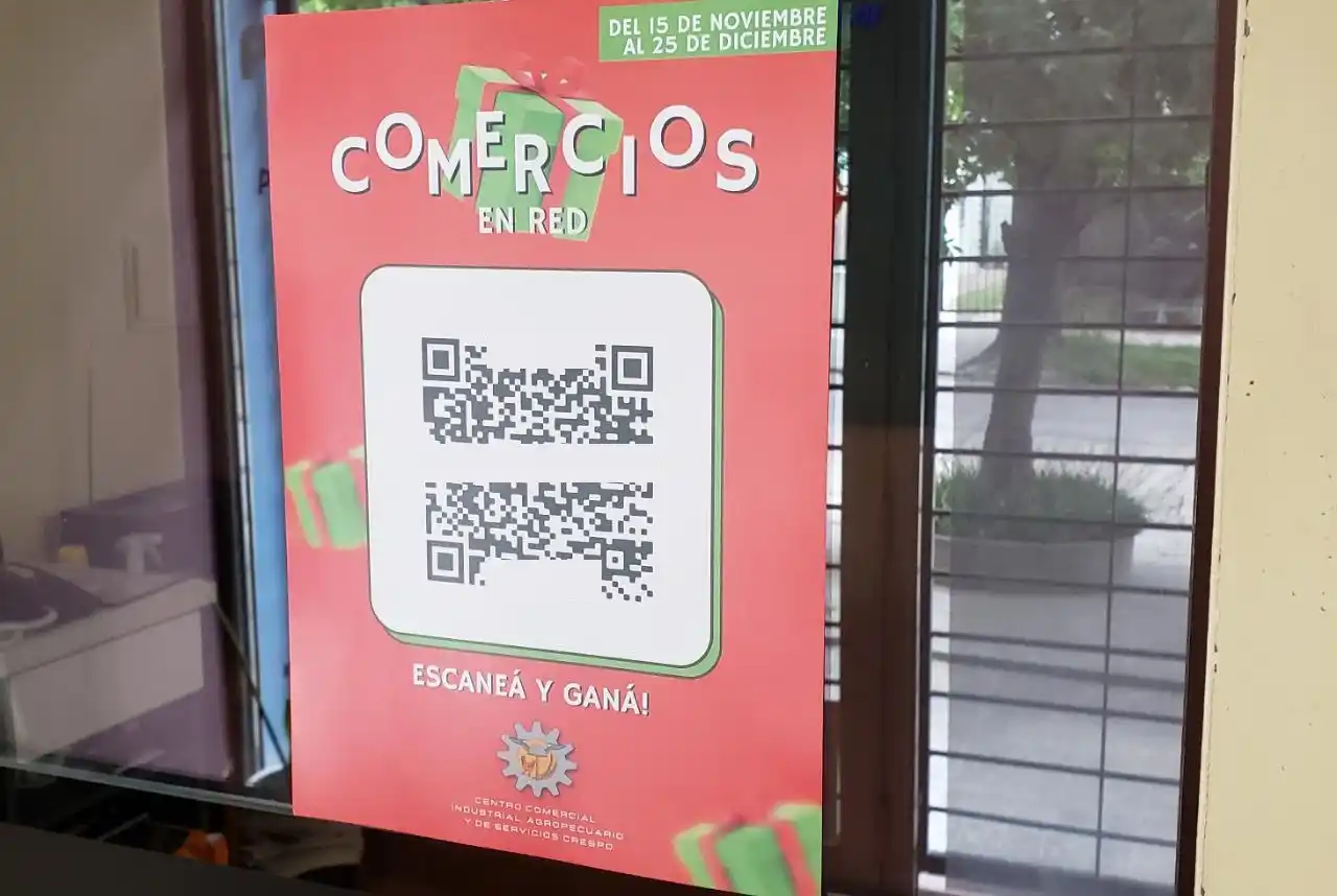 Escaneas un código QR y podes participar de sorteos de órdenes de compras de Comercios en Red