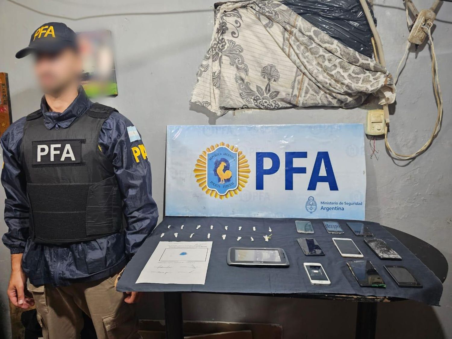 Operativo de la Policía Federal.