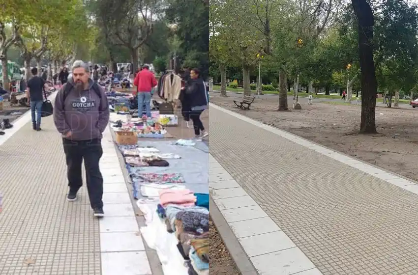 Los feriantes de Plaza Rocha, contra las cuerdas