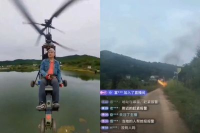 Un influencer grabó su muerte en vivo al estrellarse con un helicóptero ultraligero